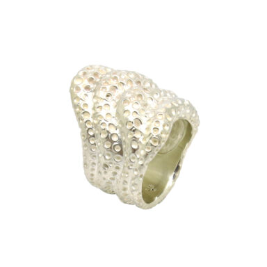 Ring aus Silber 4 Wölbungen
